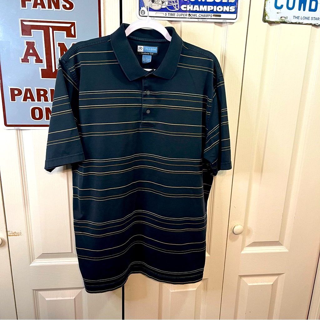 Jos A Bank Leadbetter Golf Shirt